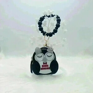 Owl Coin Card Mini Keychain Wallet Wristlet